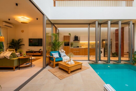TBK VILLAS R4,VAGATOR,WITH PVT POOL