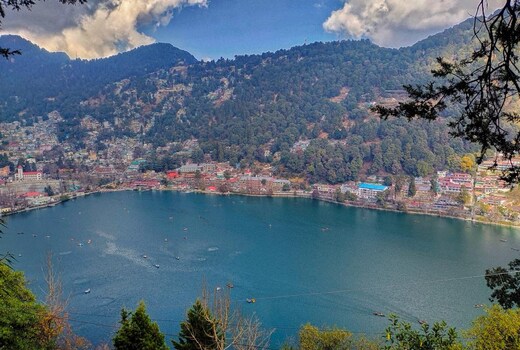 Lake white House Nainital
