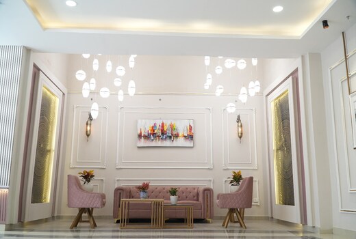 Nimantrana Luxury Suites with Pool | 5 mins Walk from Sector 75 Metro