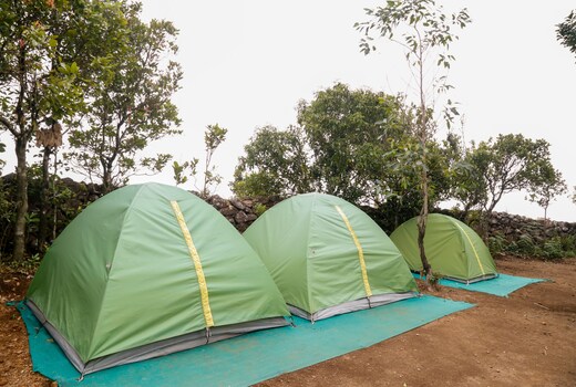 Campper camping at Vagamon