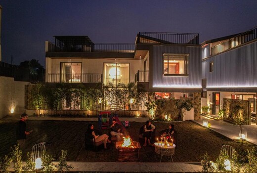 SaffronStays Boudhi Tree Villas near Triveni Ghat