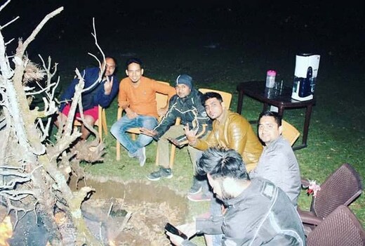 Choptahills | Tents & Bonfire