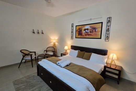 Vrinda Kunj Nest | Elegant Studio Near Prem Mandir