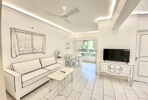 A209 Goa First 2D Comic Style Black and White Stay