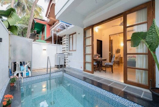 Candolim Bliss Villa pvt Pool- Walk to Beach