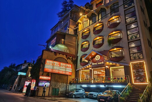 Hotel Surya- Elevator access to Mall Road