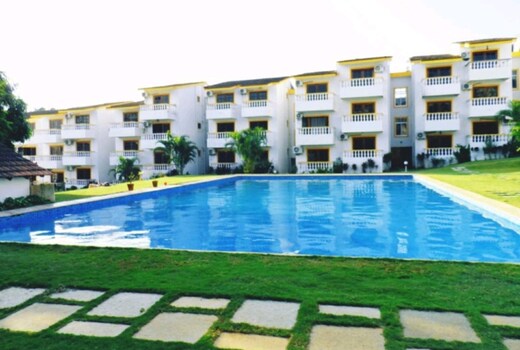 2BHK3 Luxurious Candolim 4AC WM 100MB Wi-Fi BackUp