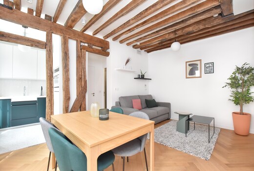 Authentic apartment 1BR 4P Republique
