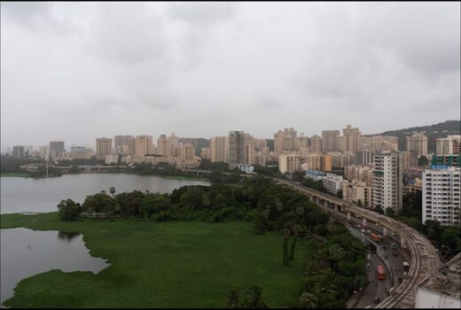 Powai Aurora luxe 2BHK Balcony Lake view