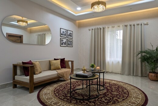 Snehalaya modern spacious room in boutique 3BHK