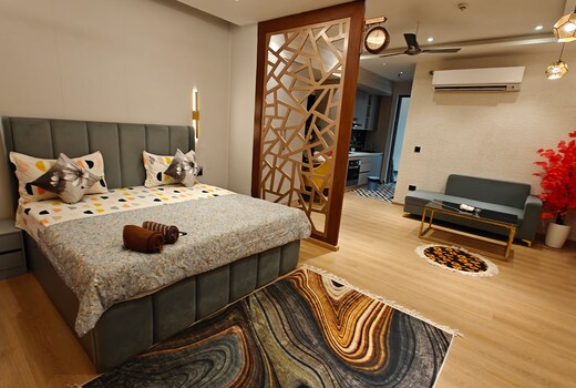 Modern Cozy Couple Friendly with yoga sofa