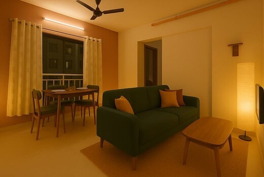 Mellow Homes | Spacious 1BHK Apartment Just 30 Mins From Airport