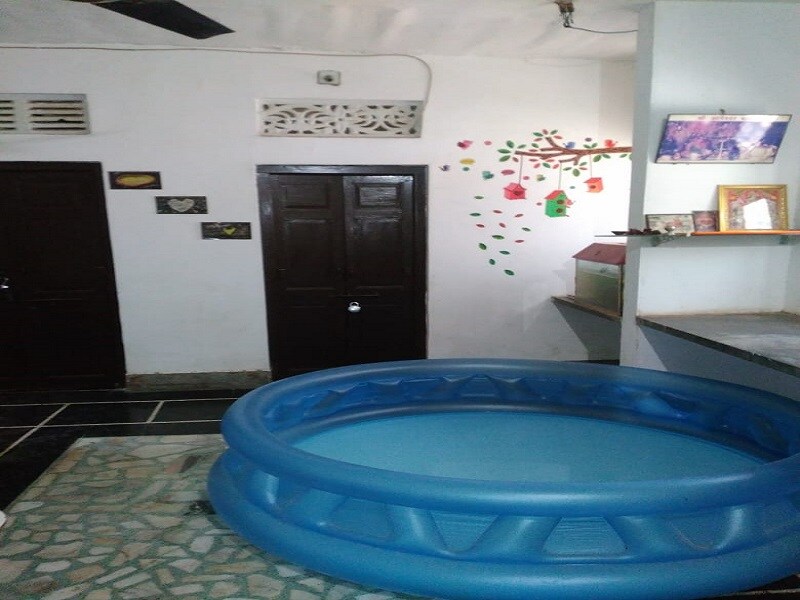 Sky blue guest house