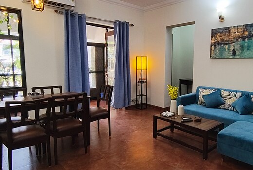2BHK Apartment Ground Floor with Pool, Reserved Parking | Arpora, North Goa