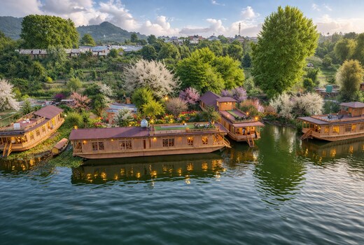 Floating Luxury Group Of Houseboats