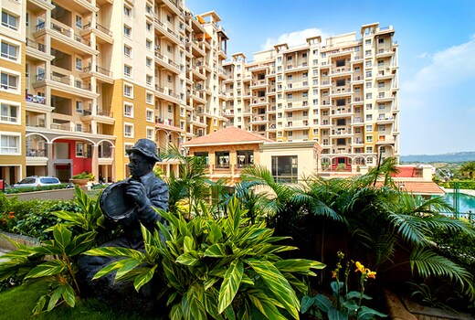 Luxe living: Opulent 2BHK with AC