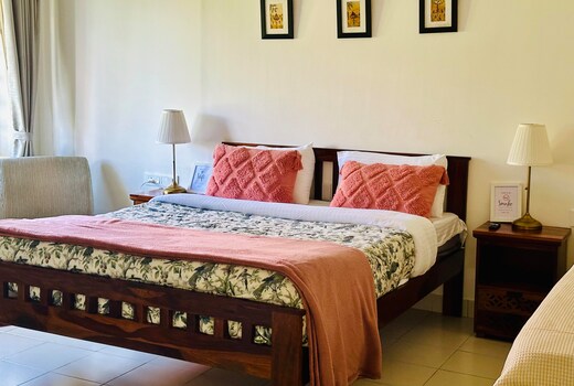 Hoopoe House A Backyard Facing Room in a 3BHK
