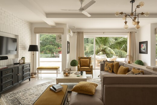 Santa Terra-Luxury 2BHK apt 12 min from Candolim