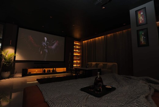 The scarlet Cin ma Playstation pool