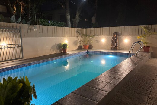 Villa Eliets 4BHK Pvt Pool Parking Sangolda