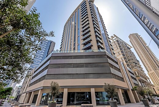 ELIVAAS Curated Stylish 1BHK in Downtown, Dubai