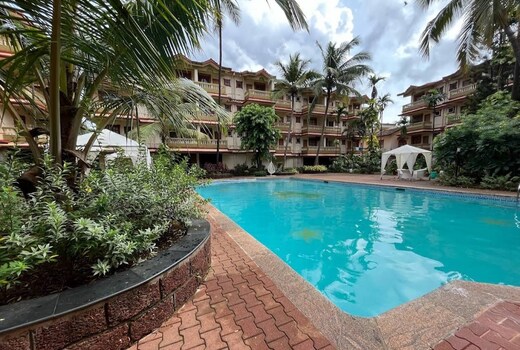 SnehPankh Pool facing 2 bhk near Candolim beach