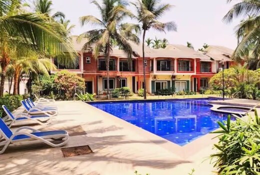 1BHK Service Apartment with Commmon Pool in Arpora (D101) by Localvibe
