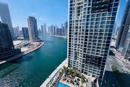 Classy Studio with Great Canal & Pool View