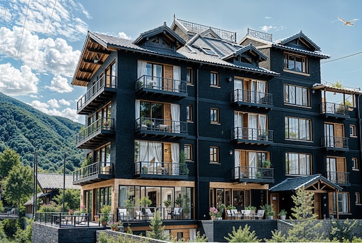 Evoque Hotel - Near Mall Road Offering Scenic River & Mountain Views.