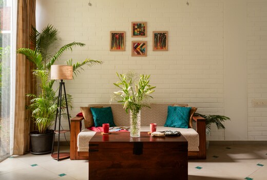 El Arbol by The Blue Kite - 2BHK Apt with Rooftop Pool, Housekeeping & WiFi near Candolim Beach (10)