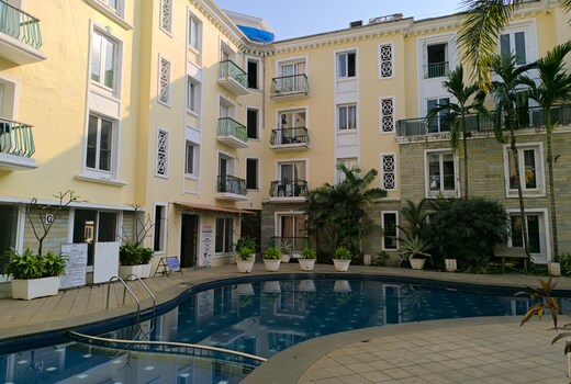 Orraica 103 Pool View 2 BHK Apartment near Baga beach