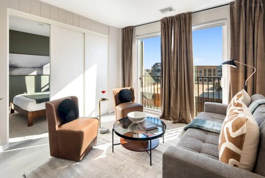 Luxury 2BR Apt Work-From-Home Space