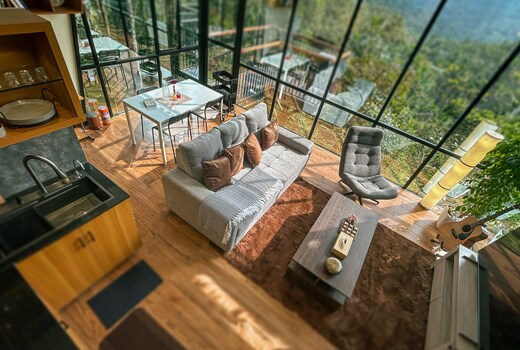 LushEarth Nordic Glass House in Wayanad