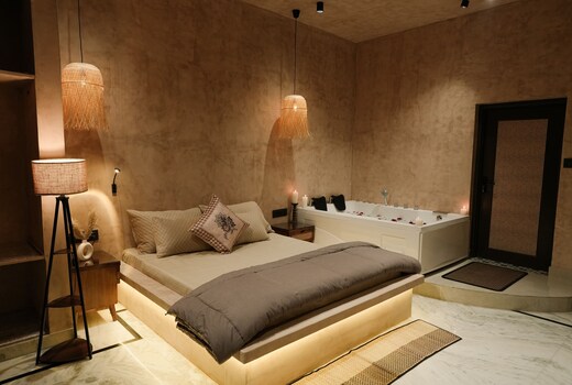 Casa Boho Jaipur Luxury 3BHK Med Stay Jacuzzi