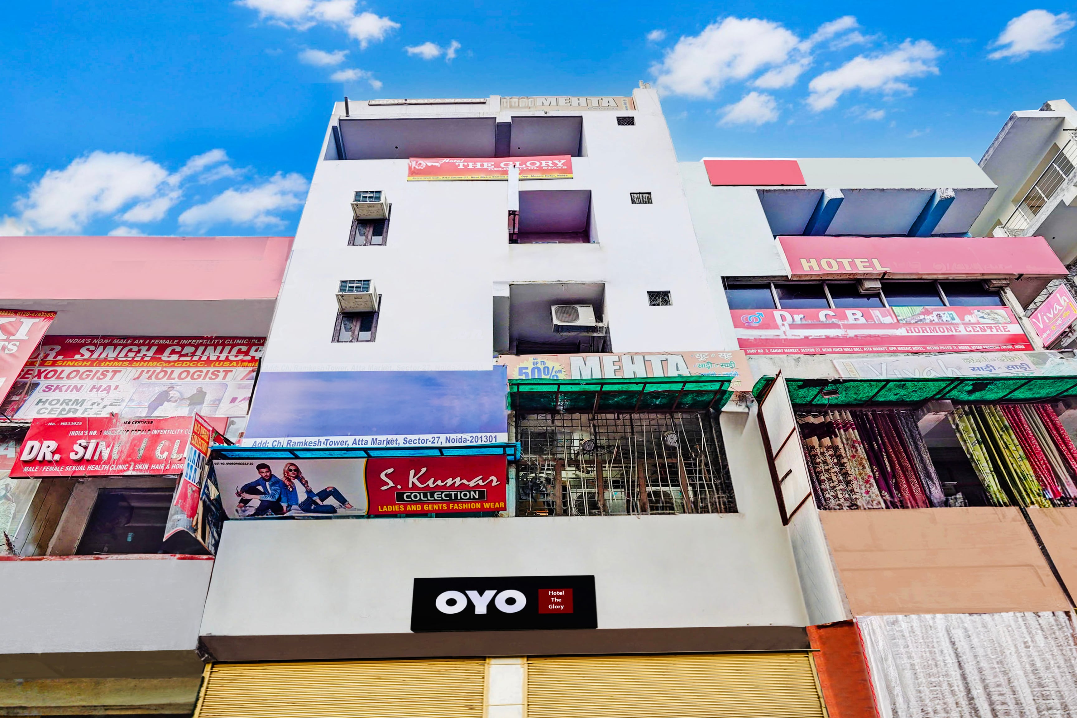 Hotel O The Glory Near Sector 18 Metro