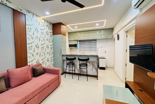 Kalpaka Divine 1BH | 200m from Guruvayur Temple