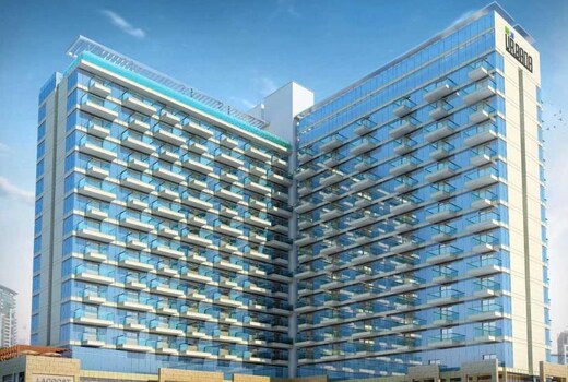 M3M Highrise Studio Pool & Balcony
