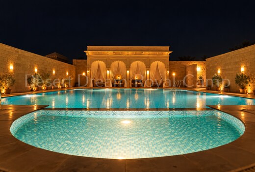 Desert Dream Royal Camp | Swimming Pool & Multi-Cuisine Restaurant