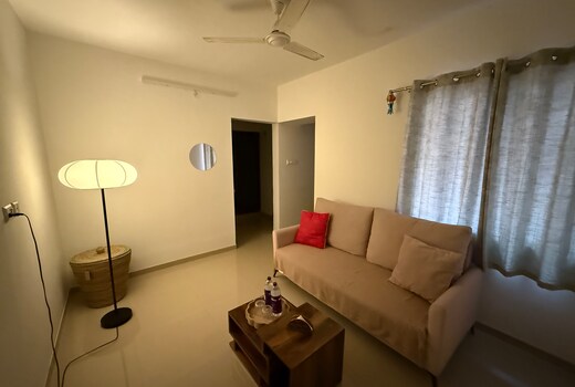 1bhk studio apartment with balcony