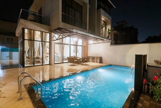 Aaramghar Stays - 4BR Pool Villa Serene II