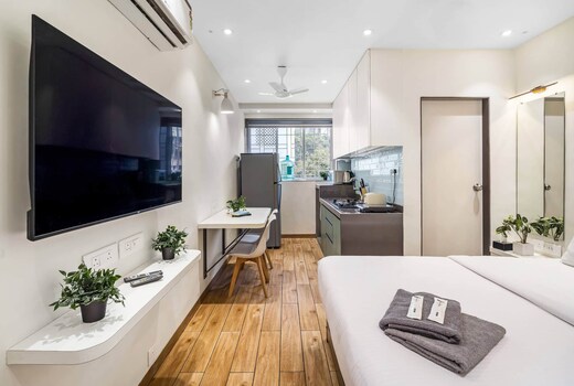 Sage Cozy Chic Well Equipped Studio in Bandra