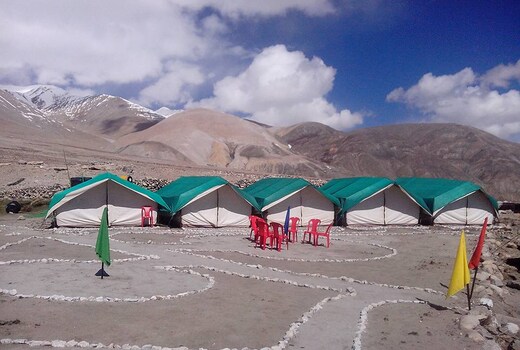 The Norling Camp - Tsomoriri Lake