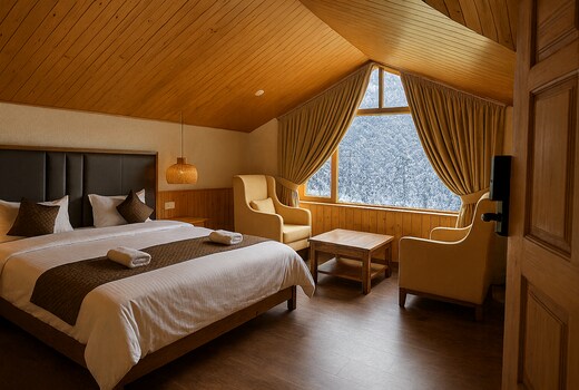 Odbostays Manali Jacuzzi & Bonfire Boutique Retreat