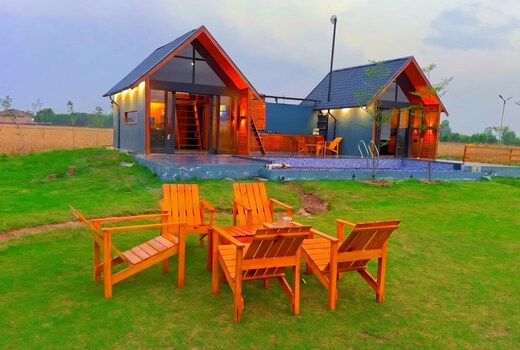 The Countryman A Frames villa with Pool Chandigarh