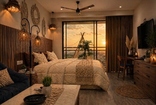 Boho Sky Deck - 37th Floor Luxury Sunset Suite