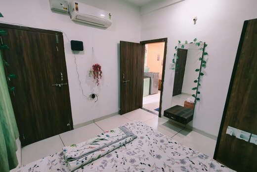 Fully Private 1BHK Couple Friendly Serene Green
