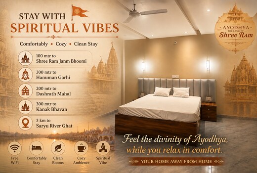 Lovkush Bhavan stay 100mtr - from Ramjanam bhumi
