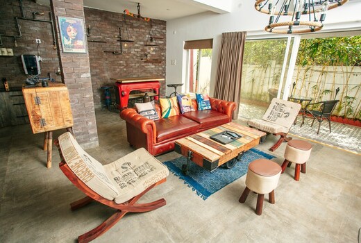 The Jack Daniels Villa with Terrace Near Vagator