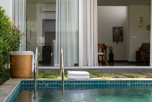La Agueda by The Blue Kite - 2BHK Private Pool Villa with Kitchen & Wifi, 9 min to Coco Beach (06)