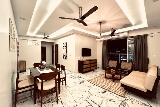 Roy Bari Seawoods 5-star 3 BHK Luxe Apartment by Satya Stays